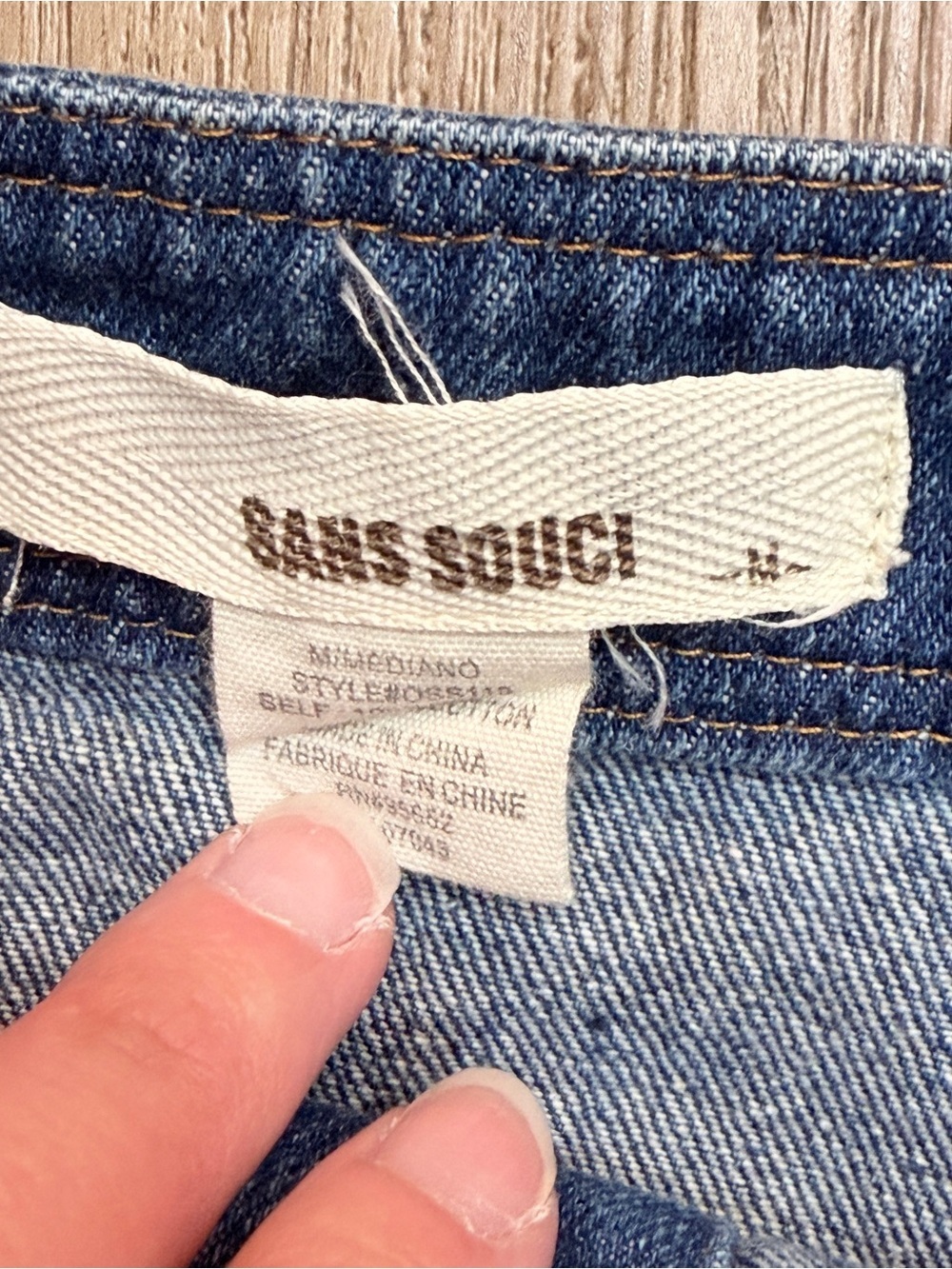 Urban Outfitters Sans Souci denim jean skirt - Picture 5 of 6